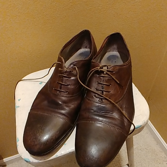 Italian leather oxfords - Picture 1 of 3